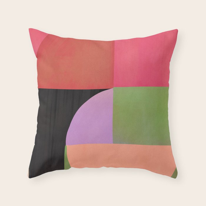 Abstract Shapes 61 Throw Pillow Gallery Image 6