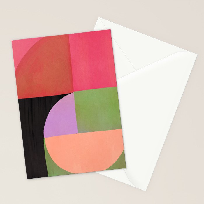 Abstract Shapes 61 Stationery Card Gallery Image 2