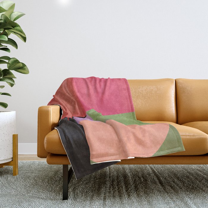 Abstract Shapes 61 Throw Blanket Gallery Image 1