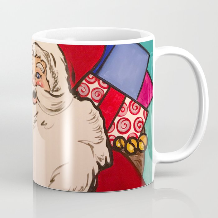 SANTA CLAUS WITH BOXES OF PRESENTS Coffee Mug Gallery Image 1
