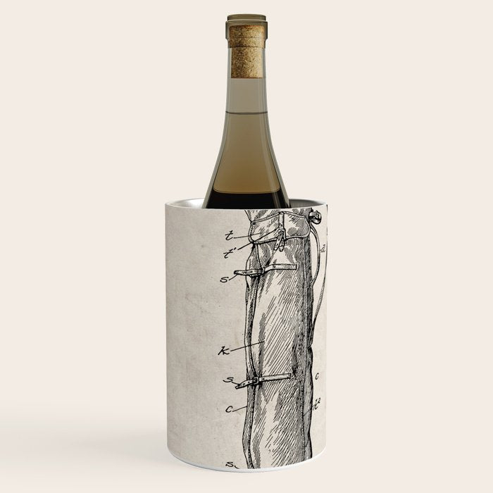 Golf Bag Patent - Caddy Art - Antique Wine Chiller Gallery Image 2