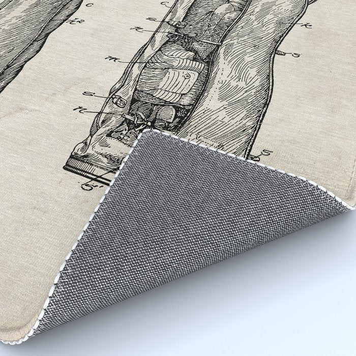 Golf Bag Patent - Caddy Art - Antique Rug Gallery Image 4