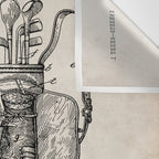Golf Bag Patent - Caddy Art - Antique Wall Tapestry Gallery Image 3