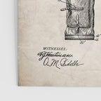 Golf Bag Patent - Caddy Art - Antique Poster Gallery Image 3