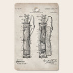 Golf Bag Patent - Caddy Art - Antique Cutting Board Gallery Image 1