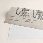 Golf Bag Patent - Caddy Art - Antique Wrapping Paper Gallery Image 2