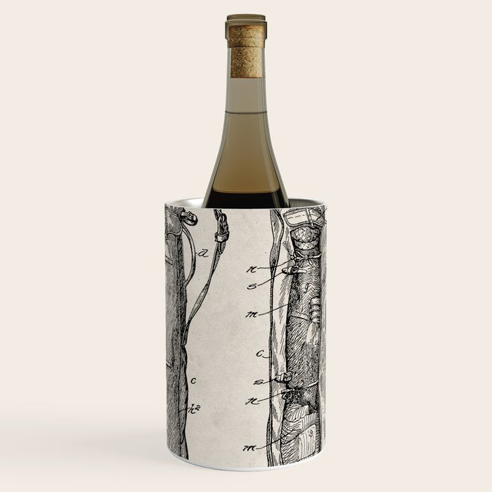 Golf Bag Patent - Caddy Art - Antique Wine Chiller Gallery Image 1