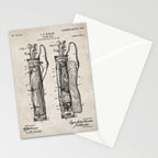 Golf Bag Patent - Caddy Art - Antique Stationery Card Gallery Image 2
