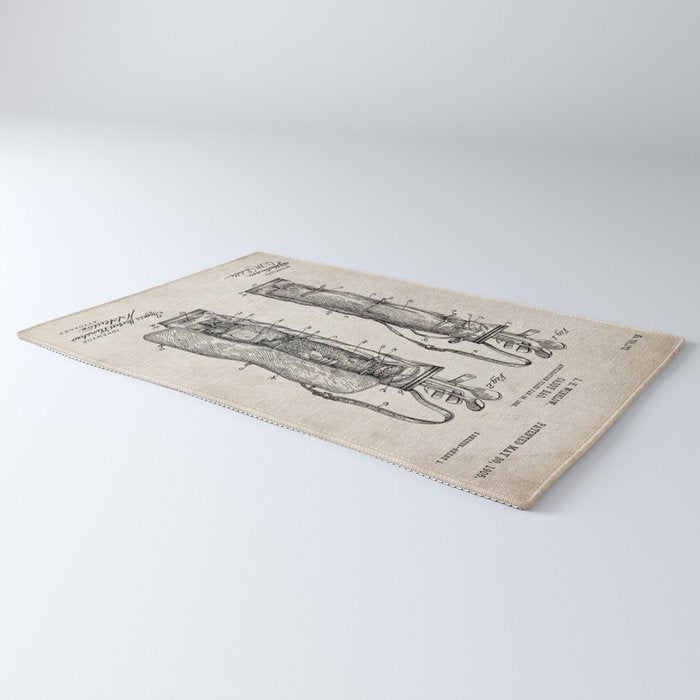 Golf Bag Patent - Caddy Art - Antique Rug Gallery Image 3