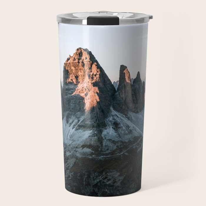 Dolomites sunset panorama - Landscape Photography Travel Mug Gallery Image 1