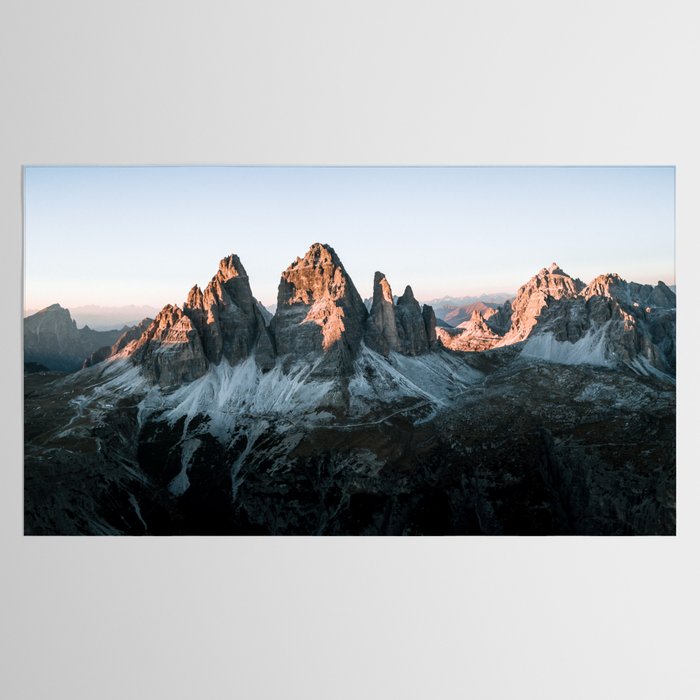 Dolomites sunset panorama - Landscape Photography Tablecloth Gallery Image 2