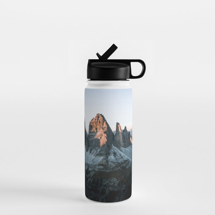 Dolomites sunset panorama - Landscape Photography Water Bottle Gallery Image 1