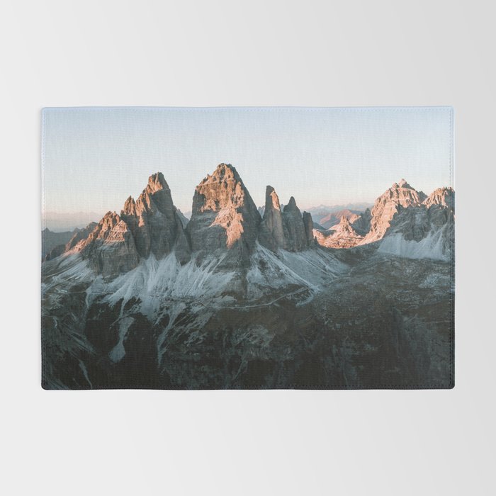 Dolomites sunset panorama - Landscape Photography Rug Gallery Image 2