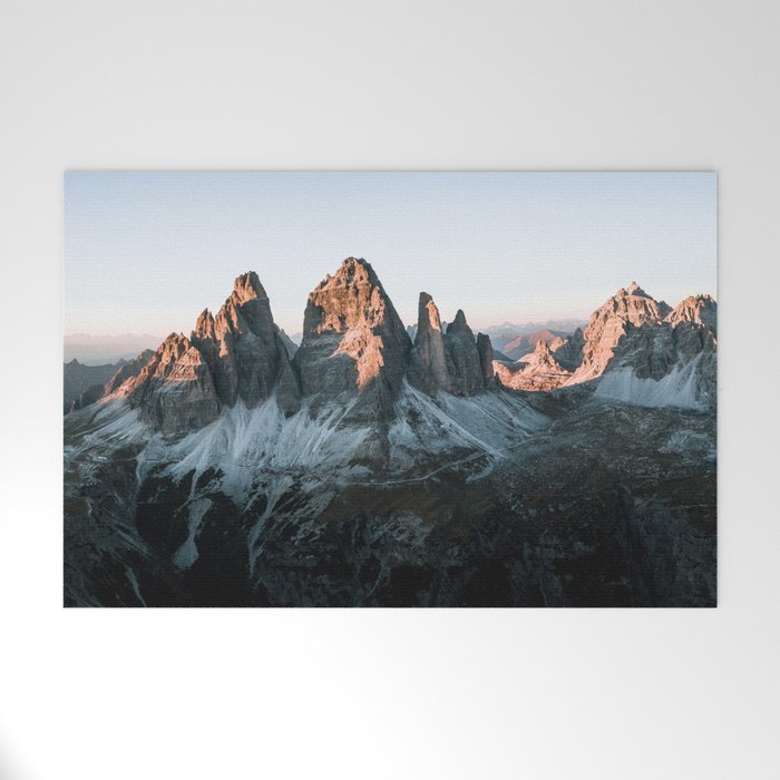 Dolomites sunset panorama - Landscape Photography Welcome Mat Gallery Image 1