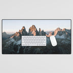 Dolomites sunset panorama - Landscape Photography Desk Mat Gallery Image 1