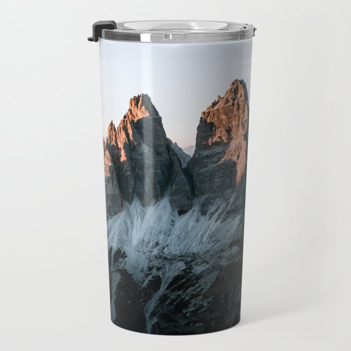 Dolomites sunset panorama - Landscape Photography Travel Mug Gallery Image 3