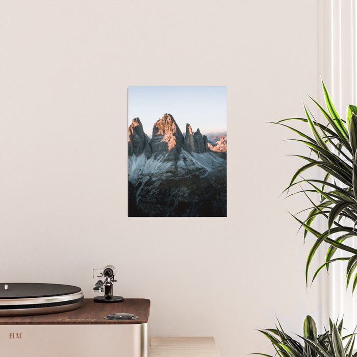Dolomites sunset panorama - Landscape Photography Poster Gallery Image 2
