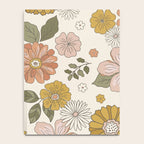 Floral PATTERN in Pink Yellow Green Notebook Gallery Image 4