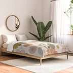 Floral PATTERN in Pink Yellow Green Comforter Gallery Image 2
