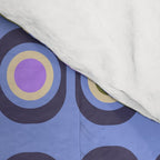 Mid-century Modern Pattern - Blue Comforter Gallery Image 4