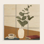 Vase Design 4 Wood Wall Art Gallery Image 1
