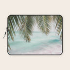 Tropical Escape - Palm Beach Wall Art Print Laptop Sleeve Gallery Image 1