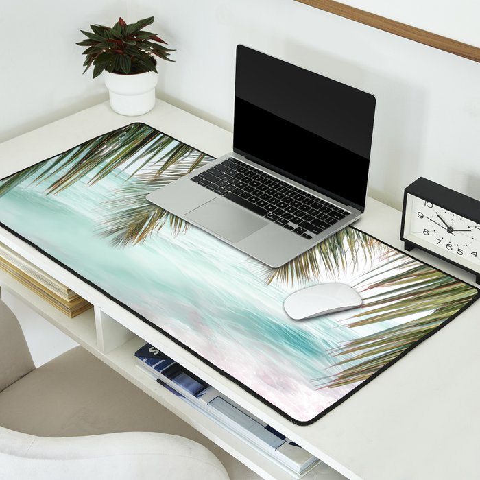 Tropical Escape - Palm Beach Wall Art Print Desk Mat Gallery Image 2