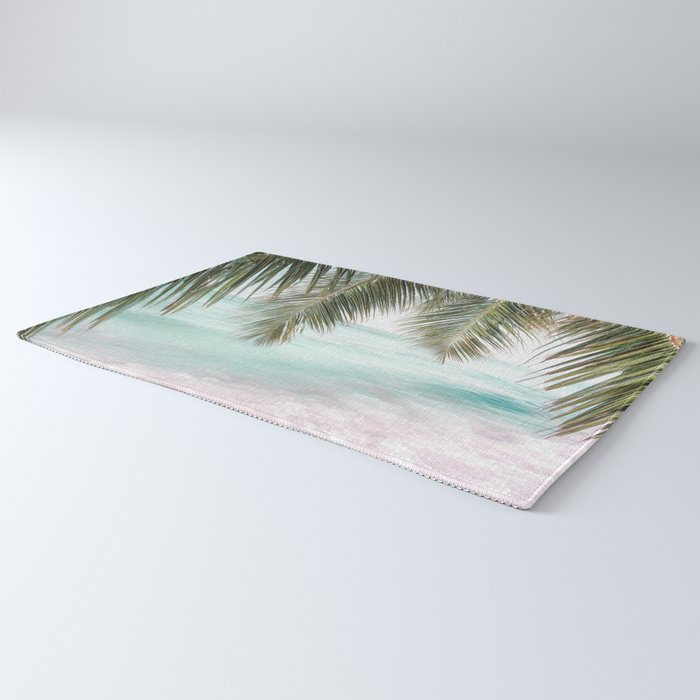 Tropical Escape - Palm Beach Wall Art Print Rug Gallery Image 3