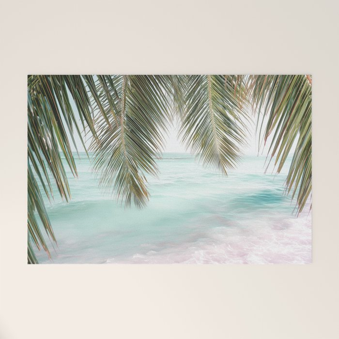 Tropical Escape - Palm Beach Wall Art Print Welcome Mat Gallery Image 1