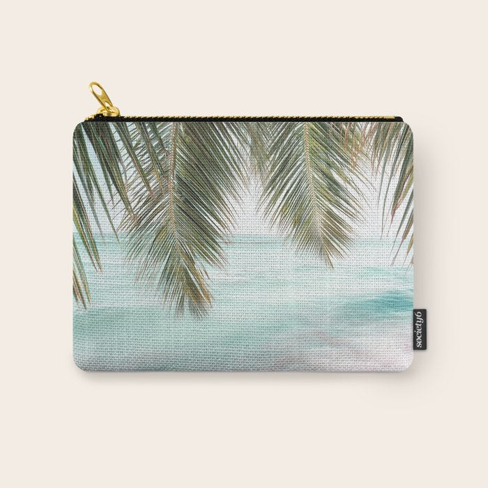 Tropical Escape - Palm Beach Wall Art Print Carry All Pouch Gallery Image 1