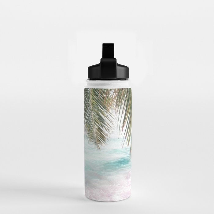 Tropical Escape - Palm Beach Wall Art Print Water Bottle Gallery Image 2