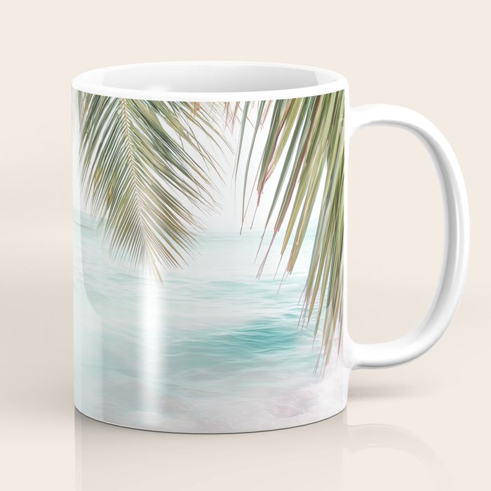 Tropical Escape - Palm Beach Wall Art Print Coffee Mug Gallery Image 1