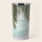 Tropical Escape - Palm Beach Wall Art Print Travel Mug Gallery Image 1