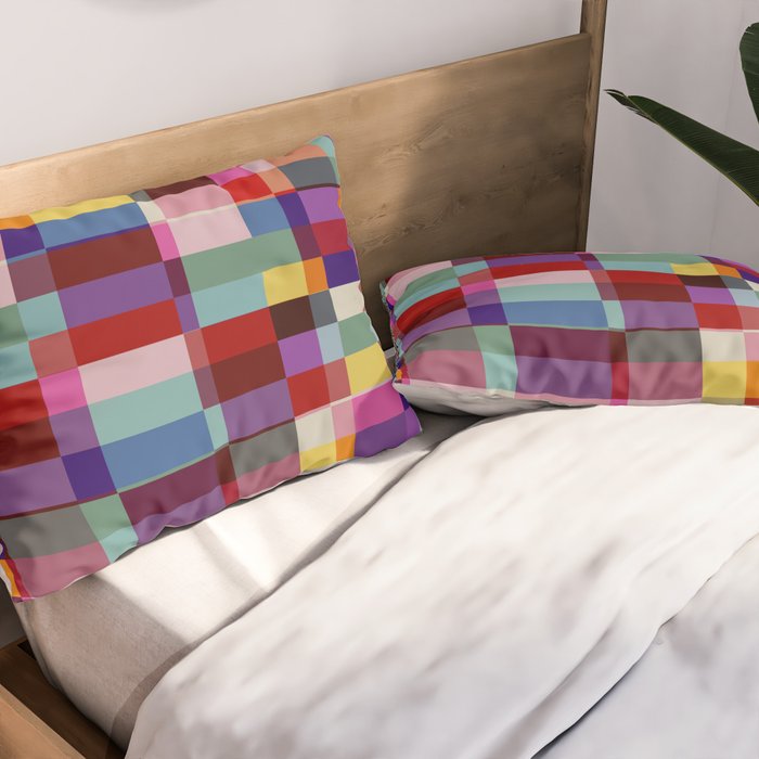 Futuristic Cyber Crossing Pillow Sham Gallery Image 2