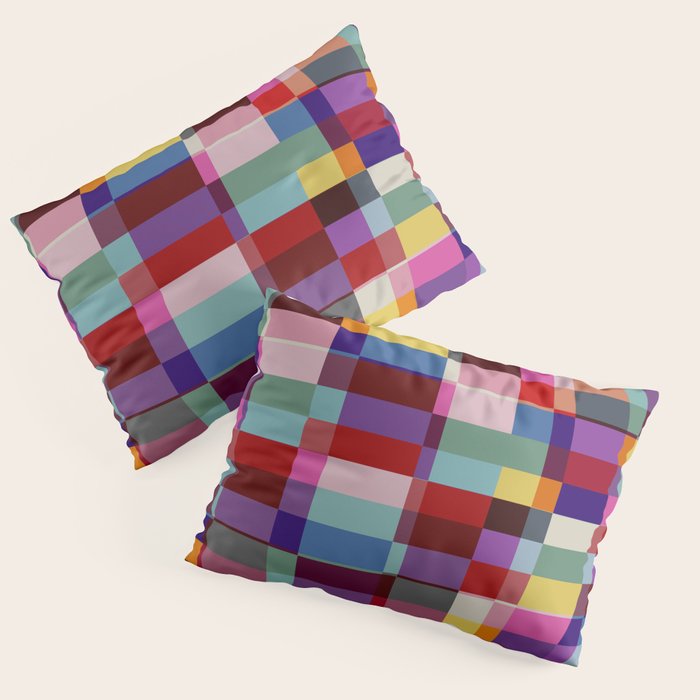 Futuristic Cyber Crossing Pillow Sham Gallery Image 1