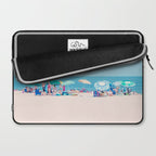 Colorful Umbrellas on the Beach Laptop Sleeve Gallery Image 2