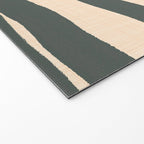 Abstract Retro Maze - Mid Century Modern Lines Green  Welcome Mat Gallery Image 2