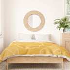 Wild rosa - yellow Duvet Cover Gallery Image 3