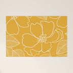Wild rosa - yellow Welcome Mat Gallery Image 1