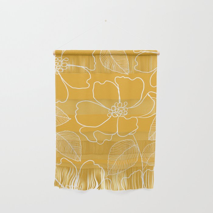 Wild rosa - yellow Wall Hanging Gallery Image 1