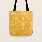 Wild rosa - yellow Tote Bag Gallery Image 1