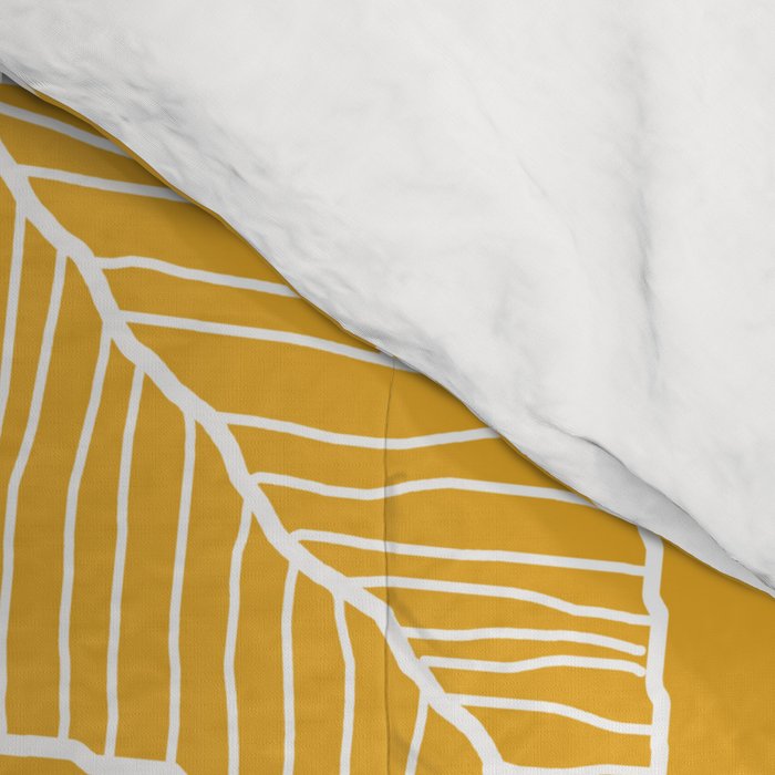 Wild rosa - yellow Comforter Gallery Image 4