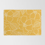 Wild rosa - yellow Rug Gallery Image 2