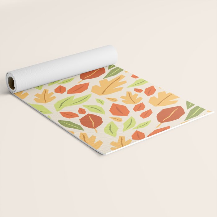 Autumn leaves Yoga Mat Gallery Image 2