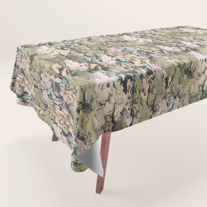 Abstract colorful dark mountains C Tablecloth Gallery Image 1