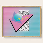 Memphis pattern 41 - 80s / 90s Retro Serving Tray Gallery Image 1