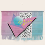 Memphis pattern 41 - 80s / 90s Retro Wall Hanging Gallery Image 1