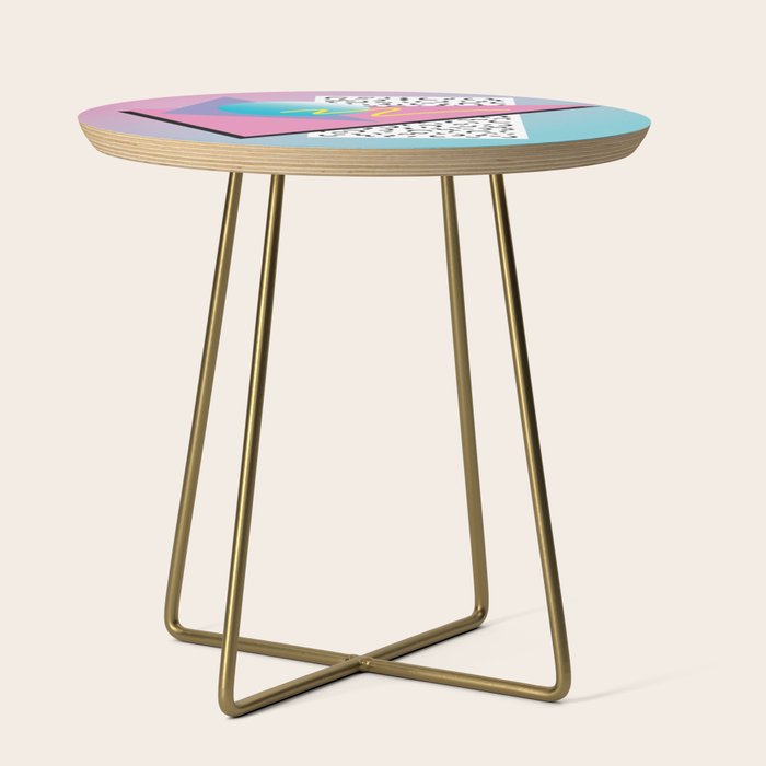 Memphis pattern 41 - 80s / 90s Retro Side Table Gallery Image 1