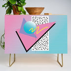 Memphis pattern 41 - 80s / 90s Retro Credenza Gallery Image 1