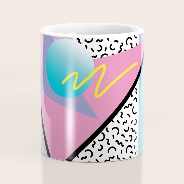 Memphis pattern 41 - 80s / 90s Retro Coffee Mug Gallery Image 4